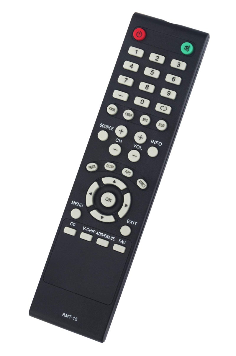 Vinabty RMT-15 Remote Replacement fit for Westinghouse TV EW24T7EW EW24T8FW CW37T6DW VR5535Z CW46T6DW CW46T6DW CW46T9FW CW26S3CW DW46F1Y1 VR-3730 VR-6025Z VR-5535Z VR-3226 VR-3235 LD-4070Z LD-4055 LD-4065 - Image 1